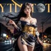 電腦桌布，和服美女，寫實，時尚風華