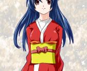 [小時候][塗鴉]紅色和服