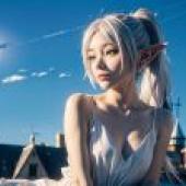 Computer desktop， live version， Frieren， Flien Beyond Journeys End， Elf Castle Phantom