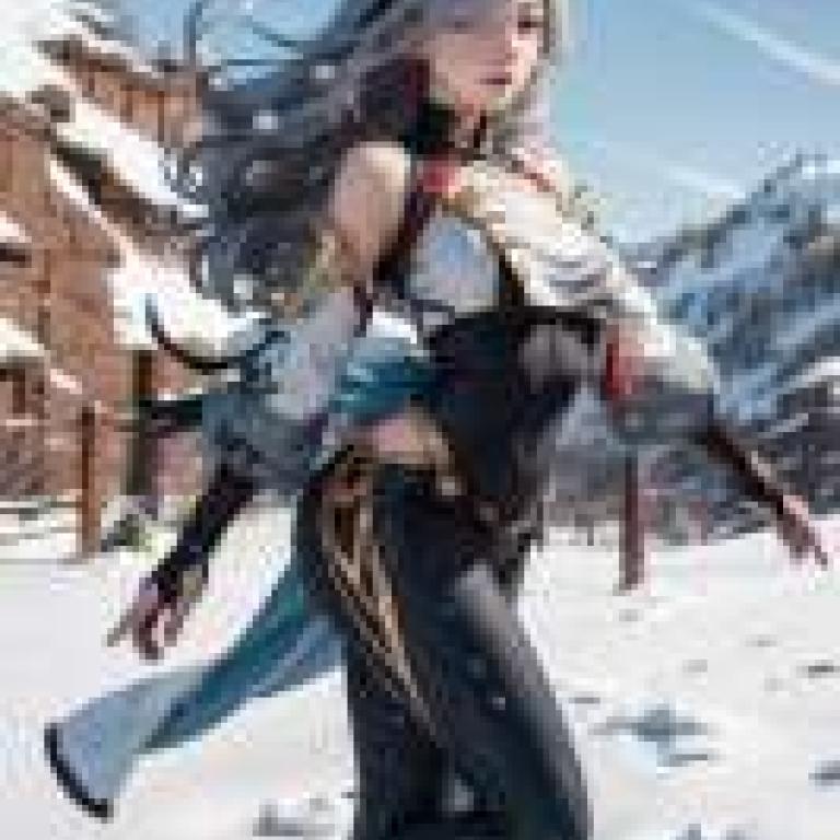 Chelsea Kwoka，Girl is in the snow.