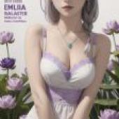 手機桌布，emilia 愛蜜莉雅 Re:從零開始的異世界生活，真人，動漫幻想之美