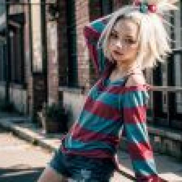 Computer wallpaper， Roxie Homiga ホミカ Pokemon， real person， trendy Harajuku makeup