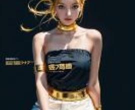 Marle マール Chrono Trigger，封面上的金髮戴金項鍊的模特兒。