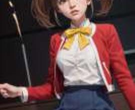 Tomochika Dannoura，Instant Death，The girl is smiling.