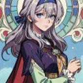 Star Rail Firefly Trailblazer，動漫書的封面上有這個女孩。