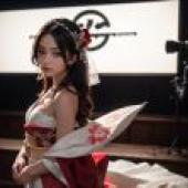 Traditional Kimono Charm - Free Ayako Rokkaku Wallpaper Download