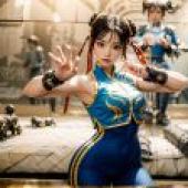 Computer wallpaper， live version， Chun-Li， Street Fighter， Chun-Lis Style: Street Fighter character color