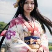 kimono uchikake hime，Girl wearing kimono.