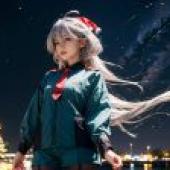 電腦桌布，真人版，Miorine Rembran 米奧琳涅・連布蘭， 機動戰士鋼彈，水星的魔女， 水髮幻想之美