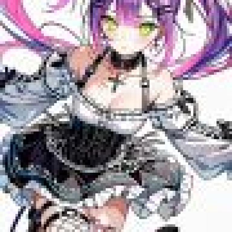 dynamic，Purple and black girl on poster.