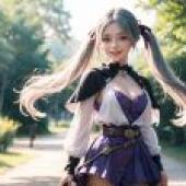 Computer wallpaper， Noelle Silver Black Clover， Black Clover， live version， Violet Necromancer Porcelain Doll