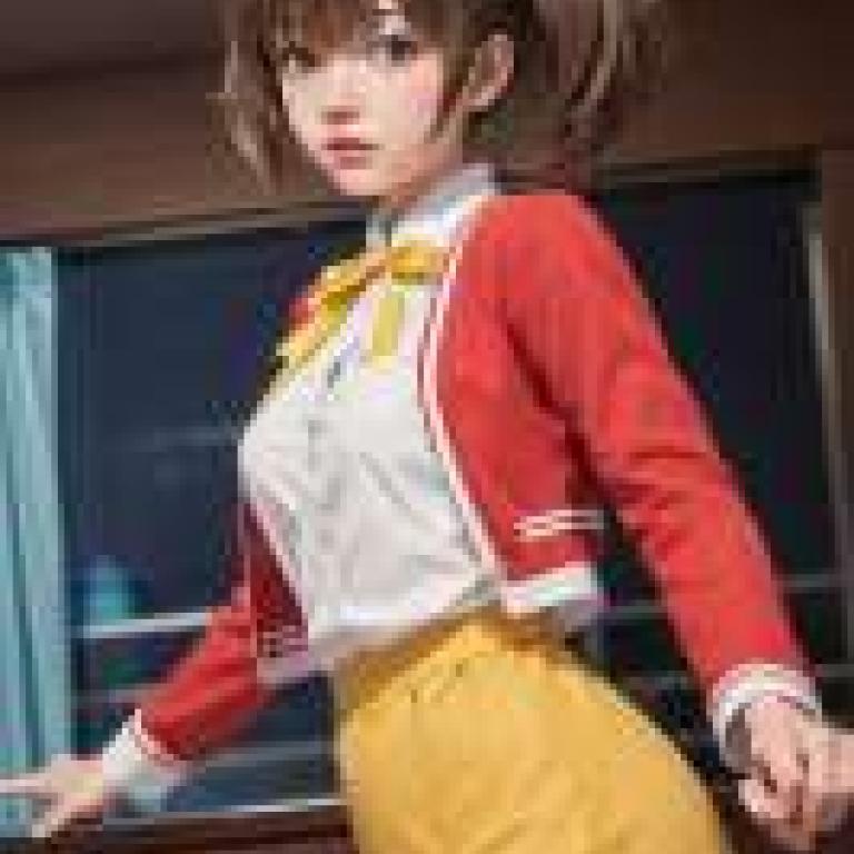 Tomochika Dannoura，Instant Death，An anime character in front of a window.