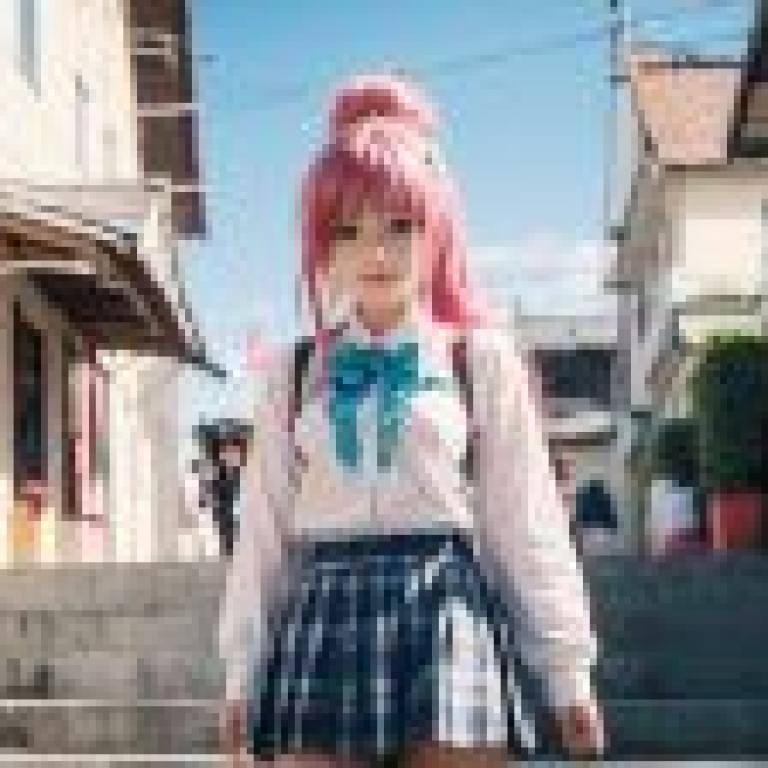Computer wallpaper， Lala Satalin Debiruk， outsourcing queen， real person， Japanese campus fashion