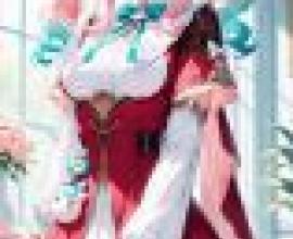 vitality，Anime character standing in front of window.