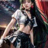 手機桌布，冥王剎那，冥王雪奈，美少女戰士，Sailor Pluto，寫實，冥王雪奈：真實動漫風格的魅力