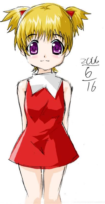 [小時候][塗鴉]小女孩