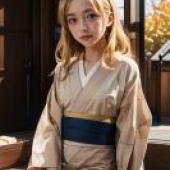 Aleksandra Pokryshkin Brave WitchesA young girl wearing kimono.