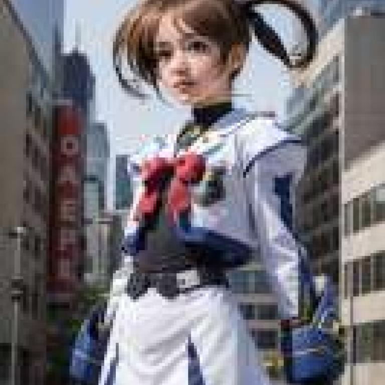 高町奈葉，魔法少女，裝扮成動漫角色的女孩。