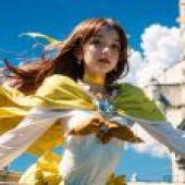 Computer desktop， live -action version， beautiful girl， beautiful angel， border tuna， ako shirabe， Wonderland Library Dream