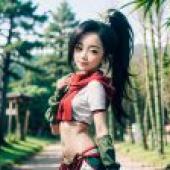 電腦桌布，真人版，椿， 女忍者椿的心事，Kunoichi Tsubaki no Mune no Uchi，英雄聯盟華麗：Cosplay時刻
