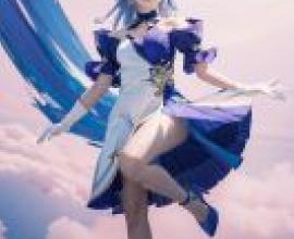 崩壞星軌，羅賓，穿藍色洋裝的女孩。