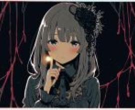 napata yoshiron eightman kotoyama，A girl wearing earrings.