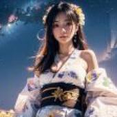 Computer wallpaper， moving Japanese kimono， real person， lotus flower dress: the oriental beauty of ancient Hanfu