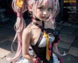 手機桌布，兔鞠Mari，八美肉Vtuber，寫實，虛擬美少女：數碼夢境