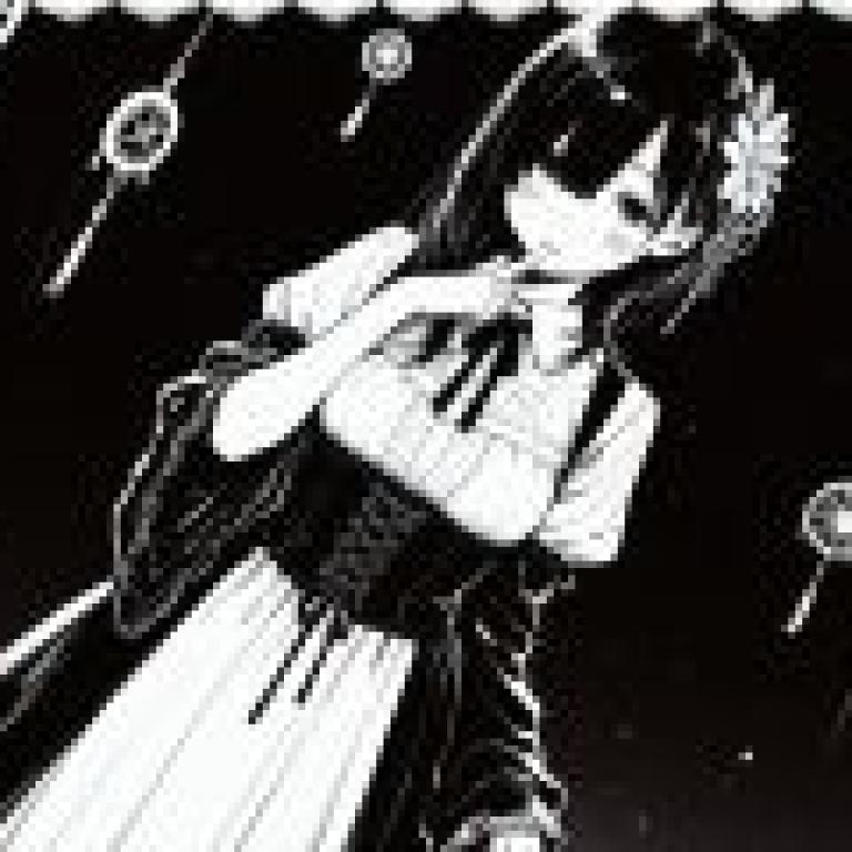 napata yoshiron eightman kotoyama，The girl is holding her finger up.