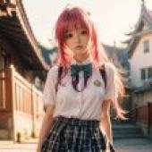 Computer wallpaper， Lala Satalin Debiruk， the queen of shopping， real people， kawaii fashion: campus goddess style