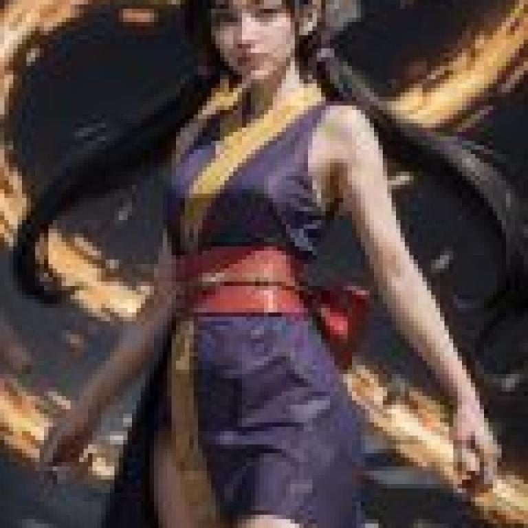 Kamika Fairy Tail，A girl with black hair.