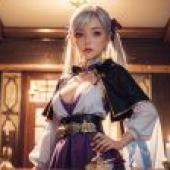 電腦桌布，諾艾兒·西爾法 黑色三葉草，Black Clover，真人版，「紫羅蘭精靈夢境」