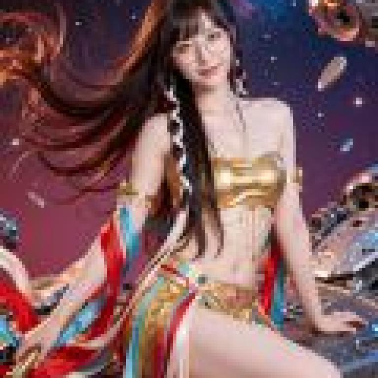 機械女神，身穿比基尼、戴眼鏡的女子。