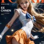 手機桌布，愛野美奈子 Sailor Venus 水手金星 美少女戰士 ，寫實，漫畫華麗舞姿