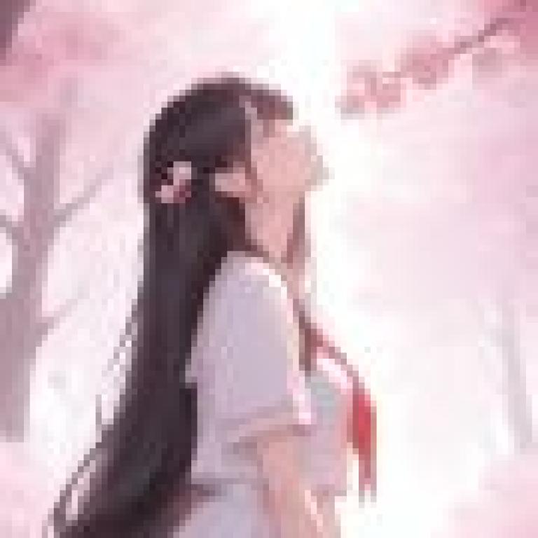 girls，A girl with long hair.