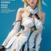 手機桌布，熒 Lumine Genshin 原神，寫實，遊戲雜誌華麗