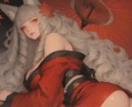 Fox Fairy，A girl with a fox tail.