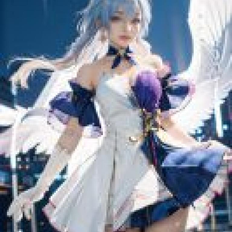 崩壞星軌，羅賓，一個長著翅膀的藍髮女孩。