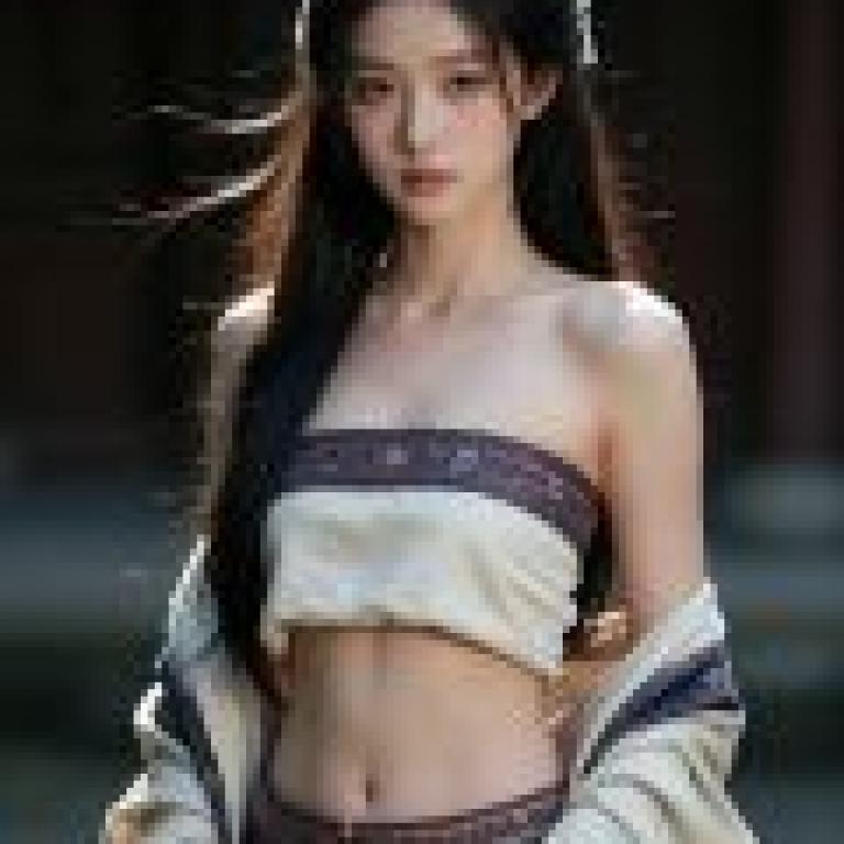 美麗的歷史陰影，一位身穿印度傳統服飾的模特兒。