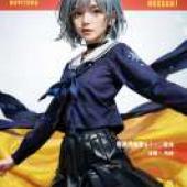 sora ginko，The Ryuo Work Is Never Done，A model is wearing a black and yellow skirt.