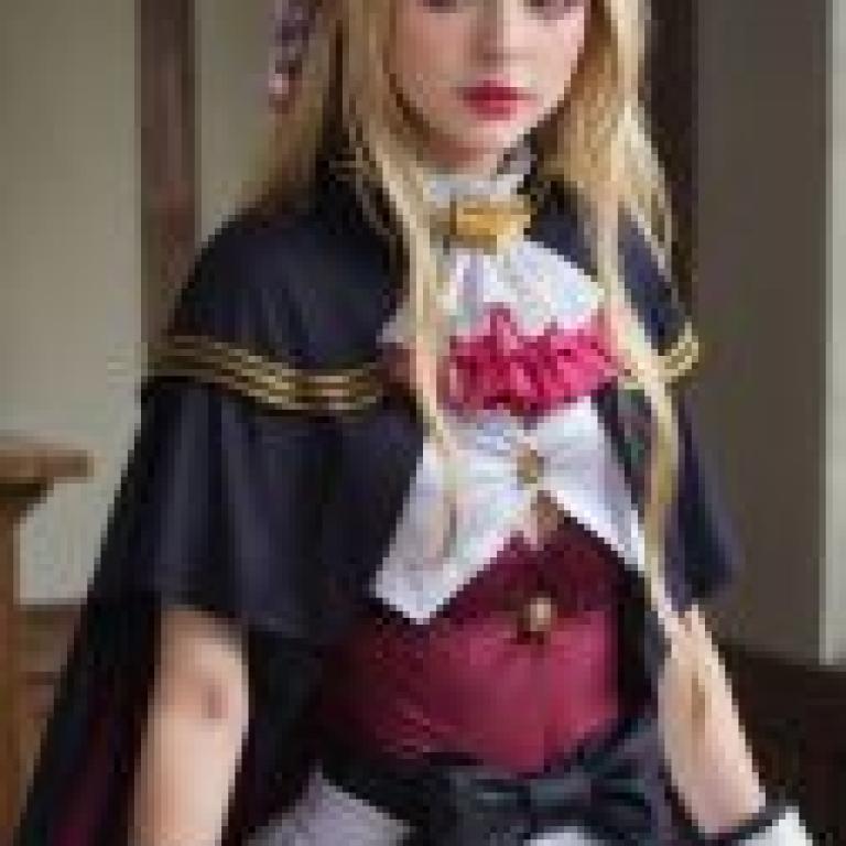 Mahoutsukai Reimeiki Roux，A girl in a cosplay dress.