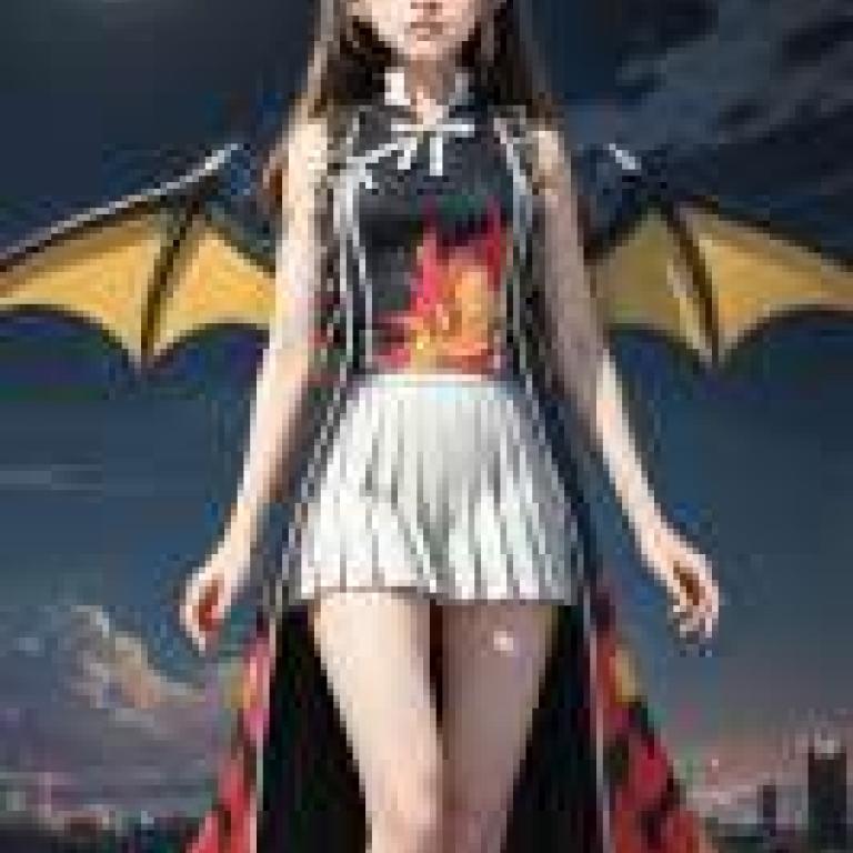 Ooba Juri Magia Record Quebick，A girl wearing a butterfly costume stands in the moonlight.