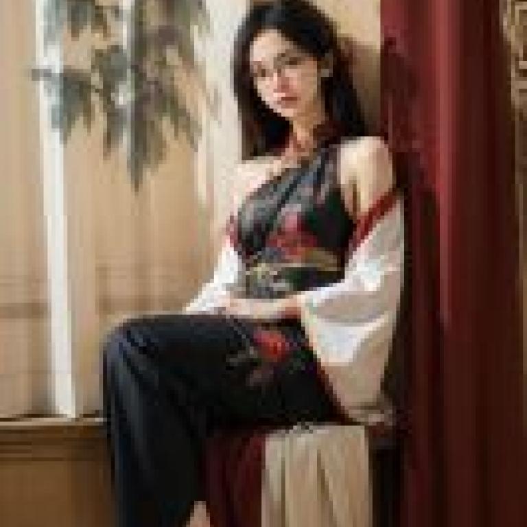 DRLLA 一位身穿和服、戴眼鏡的年輕女子。