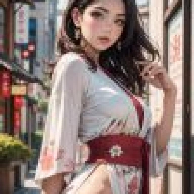 Mobile phone wallpaper， long-haired kimono beauties， anime， classic kimono elegance