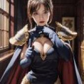 Soul Street Wind King2，身著漫畫書服裝的女性。