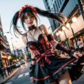 Live version， Shizaki Kuang San， Dating Battle， anime tablecloth， strolling in the wind， dancing in the wind