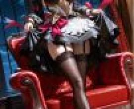 TA，The anime character is wearing lingerie.