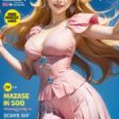 Mobile wallpaper， Princess Peach， realistic， charming