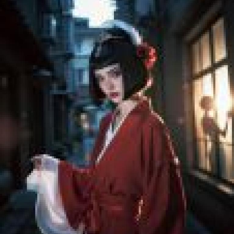 攝影師們，這位女士穿著紅色長袍。