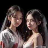 Wedding posture -Chen Lin tablecloth free download